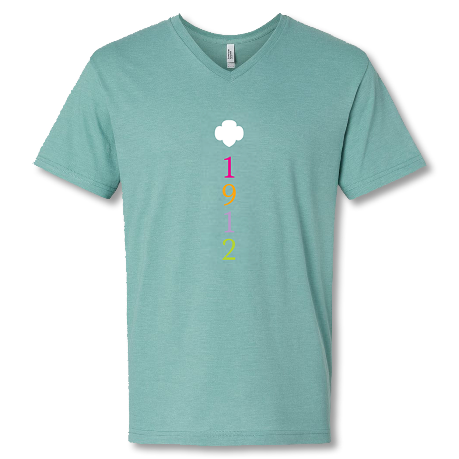 1912 Adult V-Neck T-Shirt - Image 3